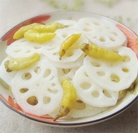 柠檬泡椒藕片
