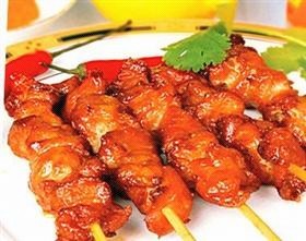 韩酱泡菜鸡肉串