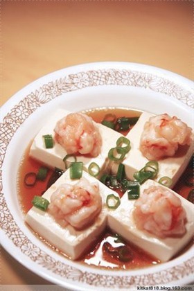 虾胶蒸酿豆腐