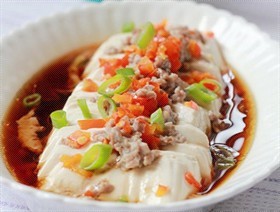 肉末蒸豆腐