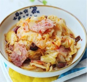 培根手撕包菜