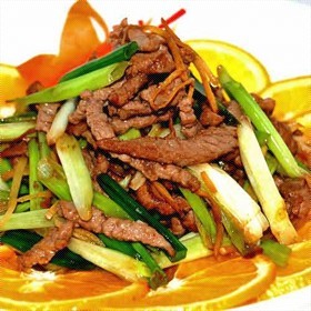 葱包牛肉