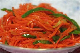 清炒胡萝卜丝
