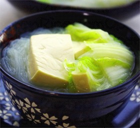 粉丝豆腐汤