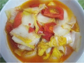 大白菜炖番茄