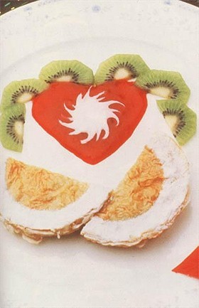 杂果仁奇异果饼