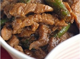 沙茶尖椒牛柳