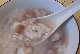 菱角薏仁粥