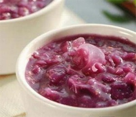 桂花紫薯粥