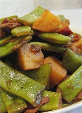 土豆烩豆角