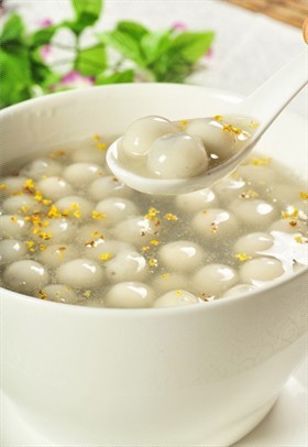 桂花酒酿小圆子