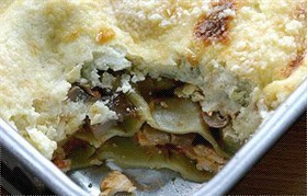 鸡肉蘑菇意大利面