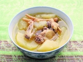 芦荟木瓜煲鸡汤