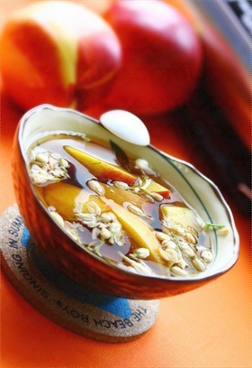 桃子红糖茉莉花汤