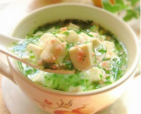 翡翠豆腐羹 
