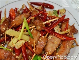 香辣牙签肉