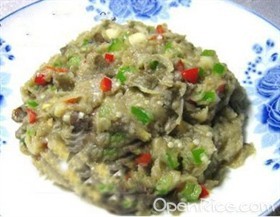 麻酱茄泥