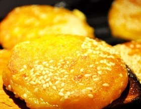芝麻南瓜饼