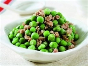 肉末烘豌豆