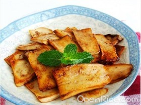 黑胡椒黄油煎杏鲍菇