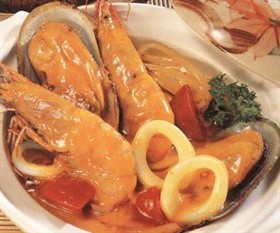 香辣海鲜煲