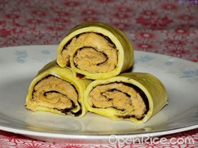肉松鸡蛋卷