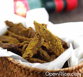 电饭煲无水版孜然咖喱牛肉干