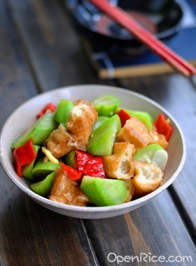 油条炒丝瓜