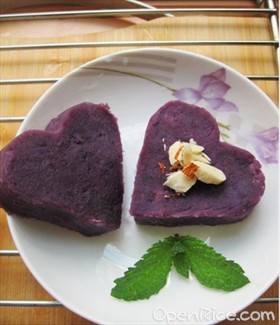 蜂蜜杏仁紫薯
