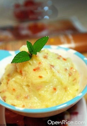 奶香火腿土豆泥
