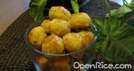 杏仁花生香酥球