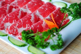 涮豪猪肉片