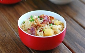 土豆腊味饭
