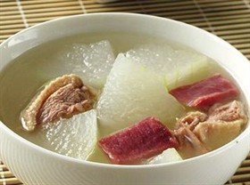扁豆冬瓜田鸡汤