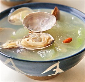 蚌肉冬瓜汤