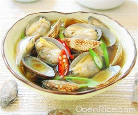 豆芽蛤蜊汤