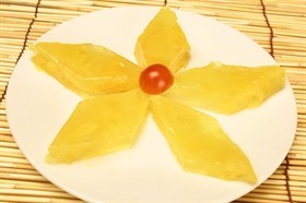 菠萝桃花糕