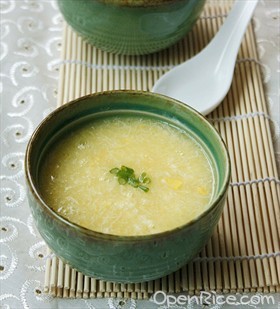 蛋黄蟹肉羹