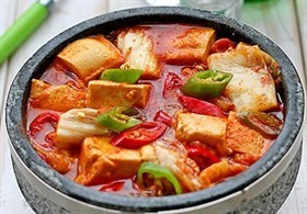 辣白菜豆腐汤