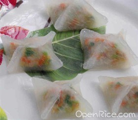 水晶冬瓜饺