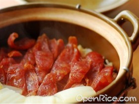 港式腊肠煲仔饭