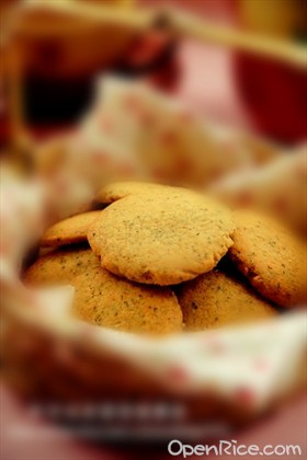 茶香奶味酥脆小饼