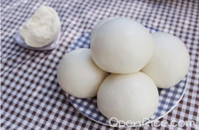 大白胖子戗面馒头
