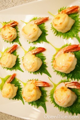 芝士土豆烤大虾