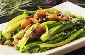 豆豉鲮鱼油麦菜