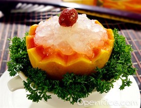 清味雪蛤炖木瓜