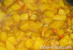 土豆咖喱鸡丁
