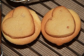 #情人节食谱# 心心相印的花生奶油饼干