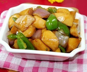 三杯杏鲍菇