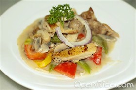 蘑菇烩鸡肉